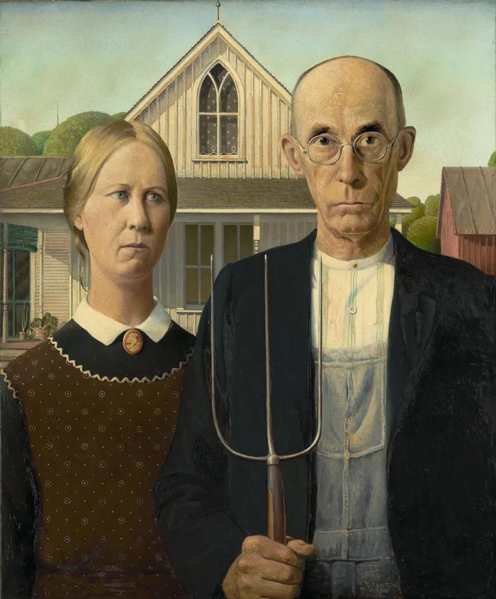 Grant Wood — American Gothic