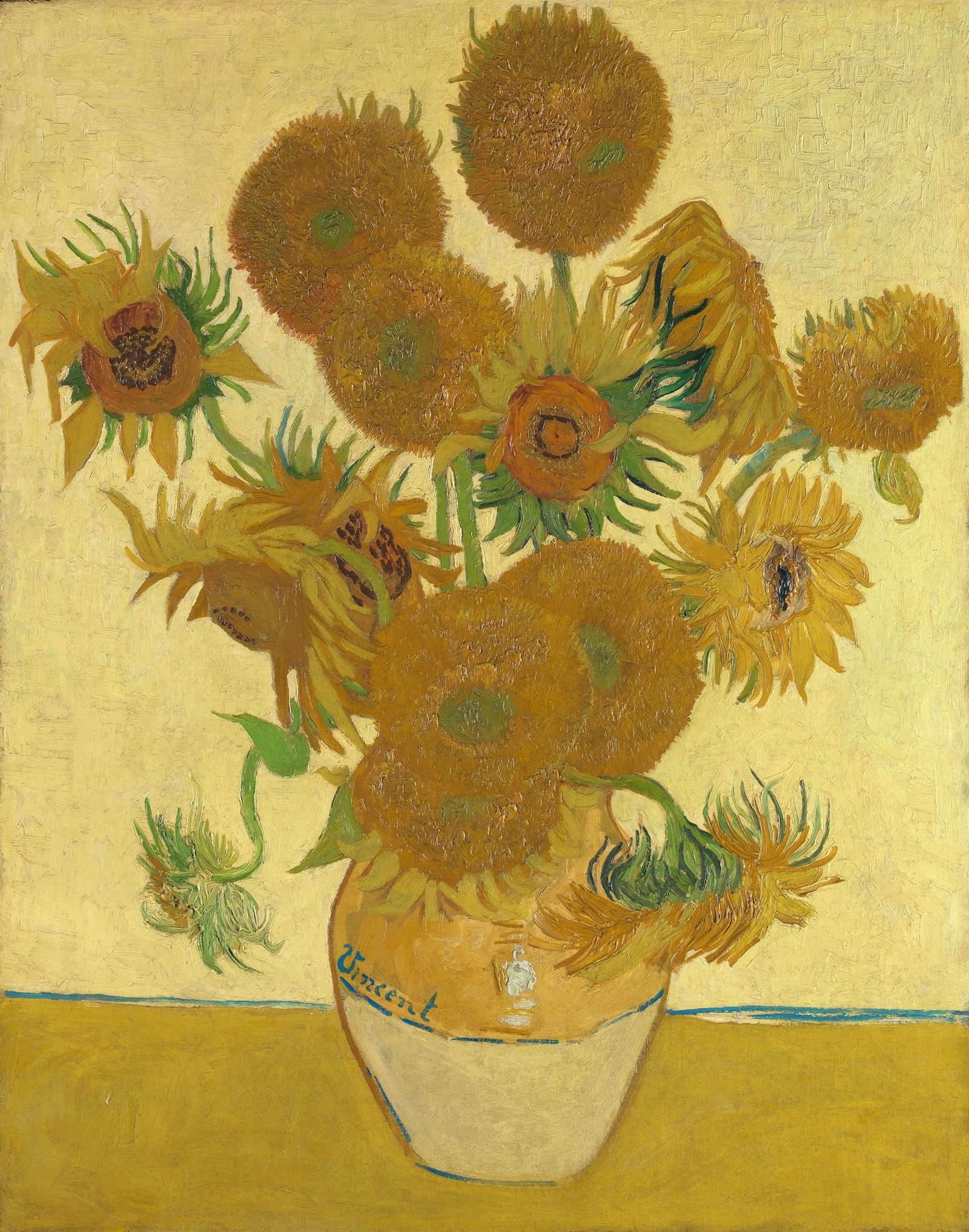 Vincent van Gogh — Słoneczniki — całość